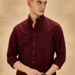 Button-Down Collar Oxford Cotton Casual Regular Fit Shirt