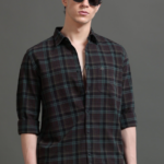 Men Smart Slim Fit Tartan Checks Checked Casual Shirt