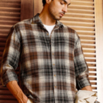 Men Relaxed Tartan Checks Checked Casual Shirt