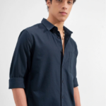 Cotton Solid Oxford Button Down Shirt