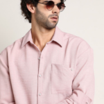Men Comfort Relaxed Fit Spread Collar Solid Cotton Casual Shirt
