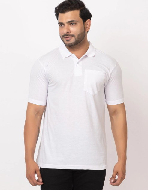 屏幕截图 2026-07-28 163744 Men Polo Collar Pockets T-shirt - Image 1