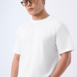 Men Relaxed Fit Solid White T-Shirts