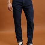 Men Slim Fit Mid-Rise Dark Jeans