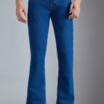 Men Bootcut Mid-Rise Stretchable Jeans