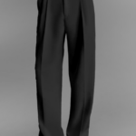 Men Relaxed High-Rise Pleated Korean Pants
