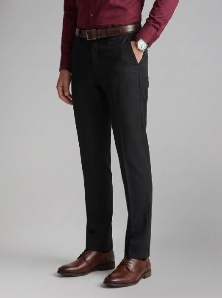 批注 2026-07-25 154035 Men Slim Fit Formal Trousers - Image 1