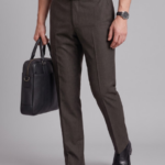 Men Tapered Fit Woven Formal Trousers